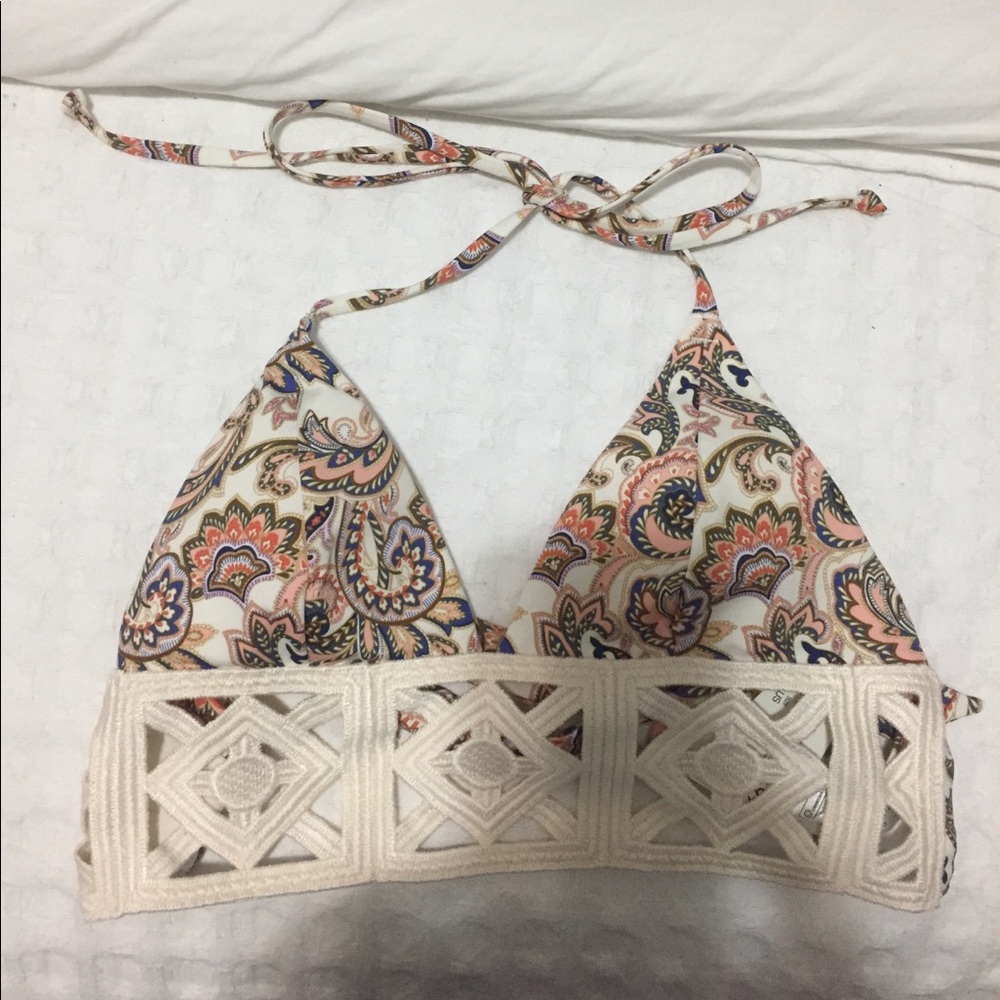 Patterned Bikini Top